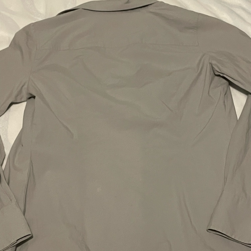 Gray button up - Picture 3 of 3